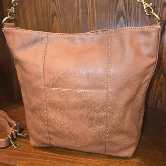 Carlos by Carlos Santana Tan Slouchy Shoulder Bag - Picture 6 of 10